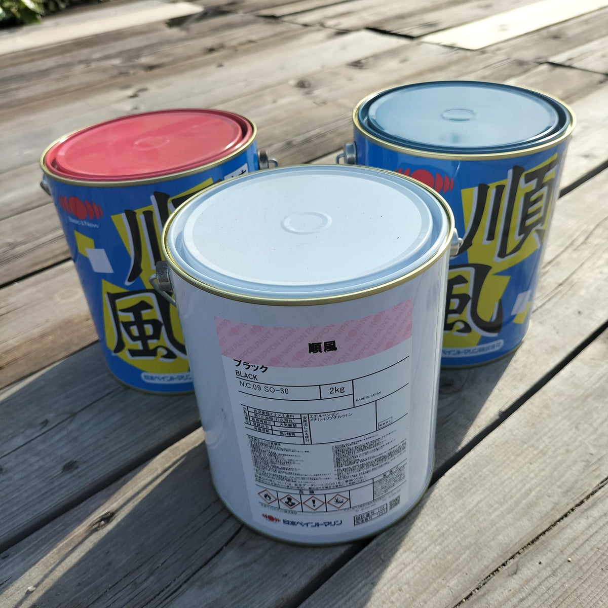 日本ペイントマリン ジュンプウ レッド ２Ｋ レッド 2kg 日本ペイント うなぎ一番 青 2kg 即日発送も 日本ペイント うなぎ一番 ブルー