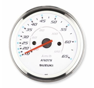 SUZUKI 純正 スピードメーター (120km, 65ノット表示) ホワイト 34100